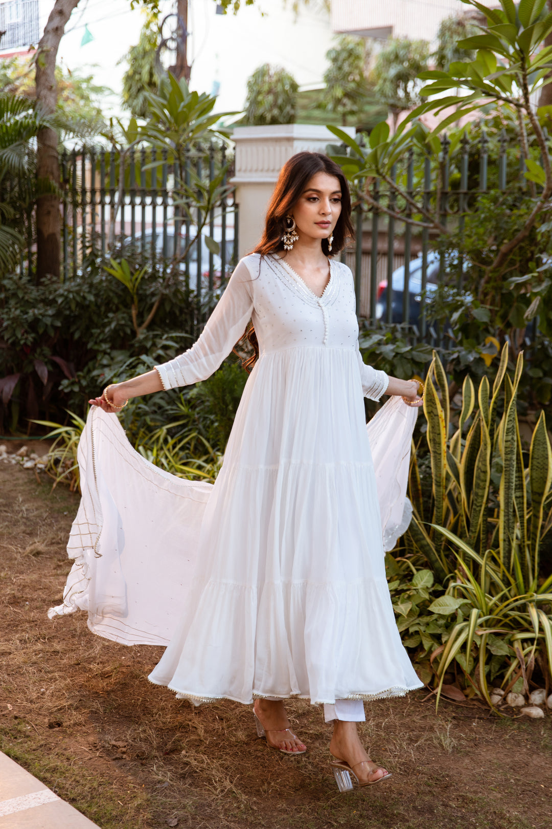 Masakali Pure Chinon Anarkali THAKURBAI Masakali Pure Chinon Anarkali THAKURBAI
