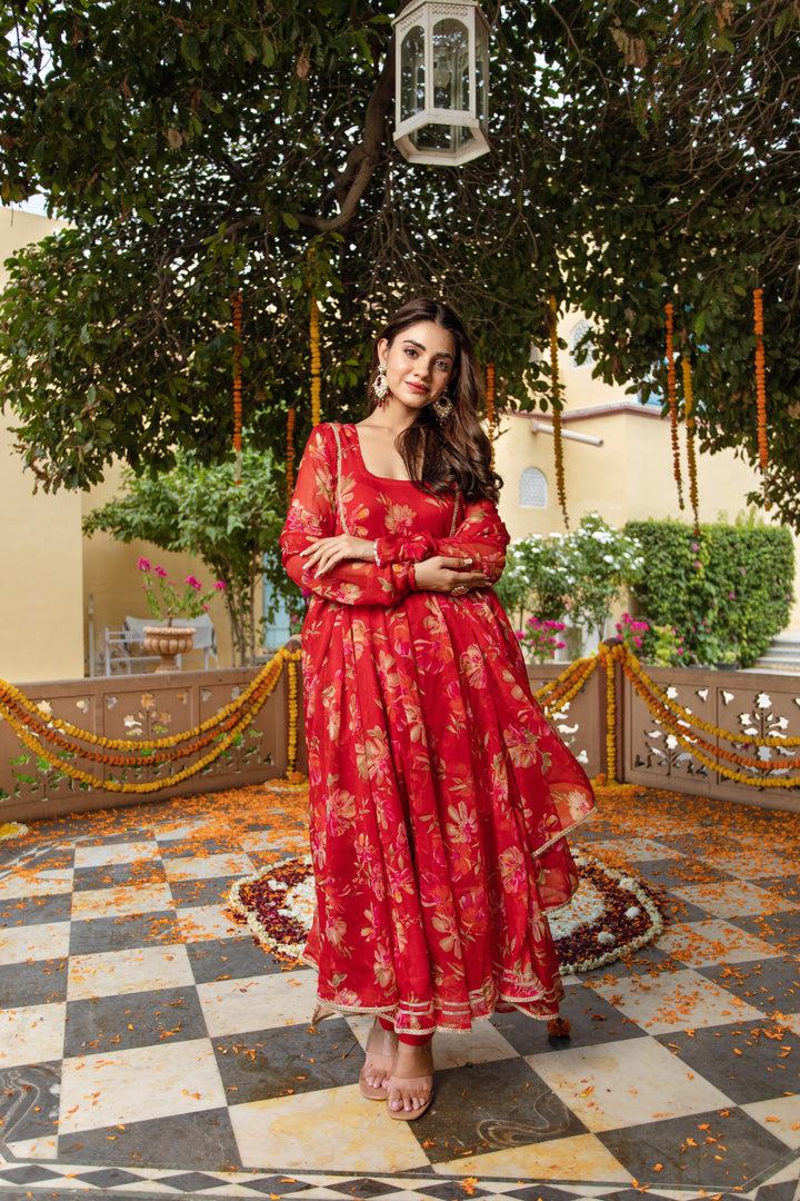 Gulaab Anarkali Suit Set