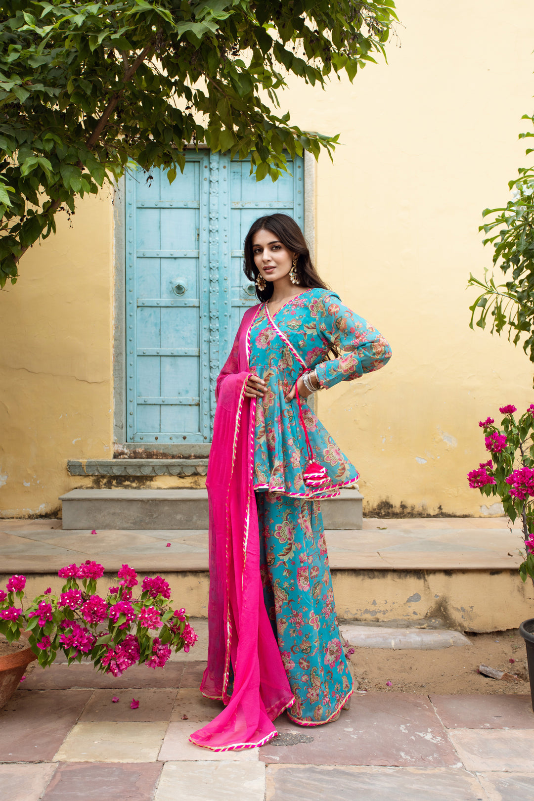 Mermaid Sharara Suit Set